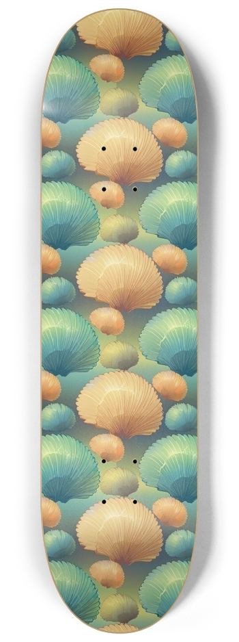 Scallop 8-1/4 Skateboard Deck