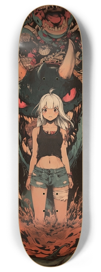 Hibaru girl friend 8 Inch Skateboard Deck