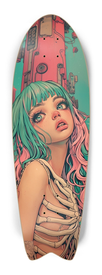 Cyberpunk skull sushi