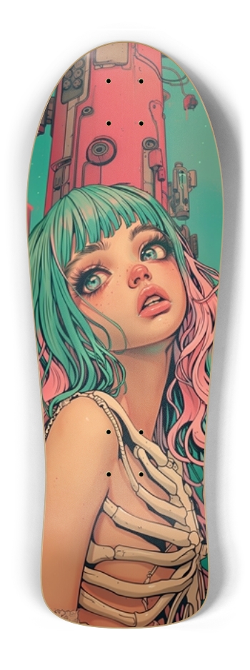 Cyberpunk skull sushi