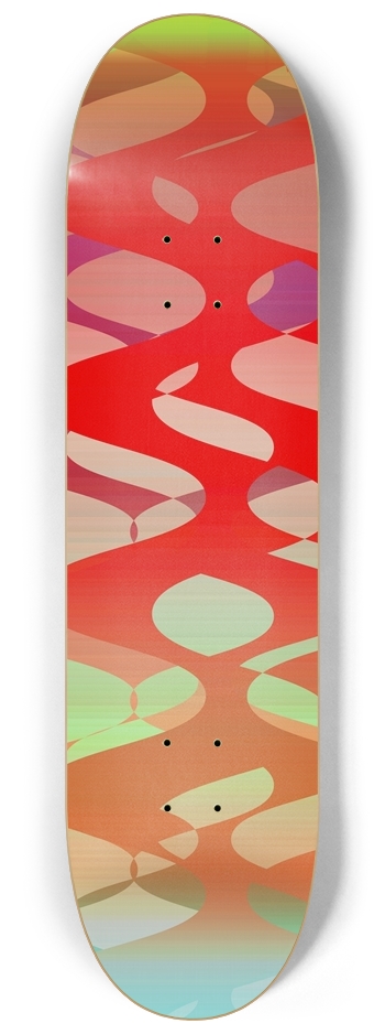 Wave Fade #4 8-1/4 Skateboard Deck