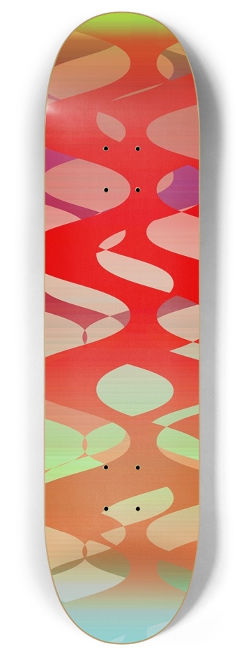Wave Fade #4 8 Inch Skateboard Deck