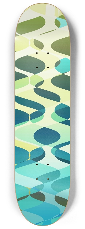 Wave Fade #3 8-1/4 Skateboard Deck