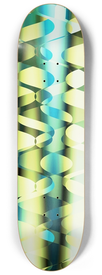 Reflective Wave Fade #2 8-1/4 Skateboard Deck