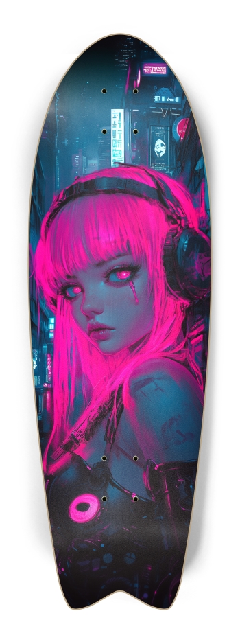 Techno pinky Fish Tail