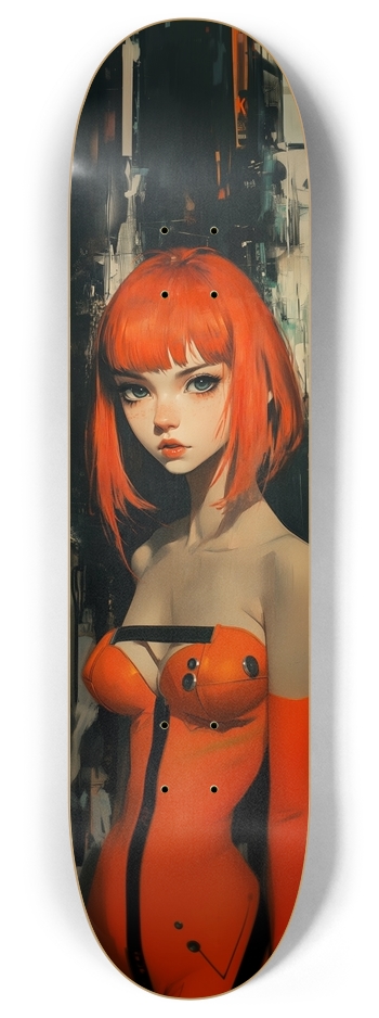 Techno ginger 8 Inch Skateboard Deck