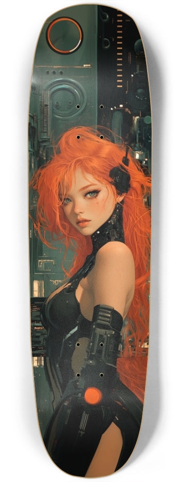 Cyberpunk ginger girl Square Nose