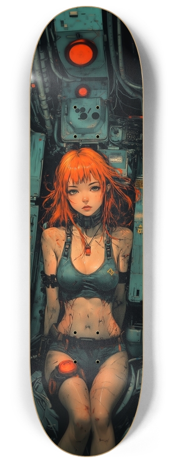 Cyberpunk bikini trooper 8-1/4 Skateboard Deck