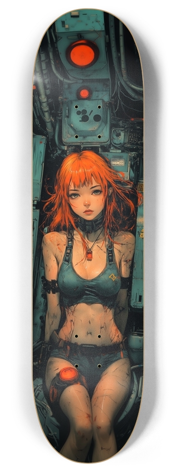 Cyberpunk bikini trooper 8 Inch Skateboard Deck