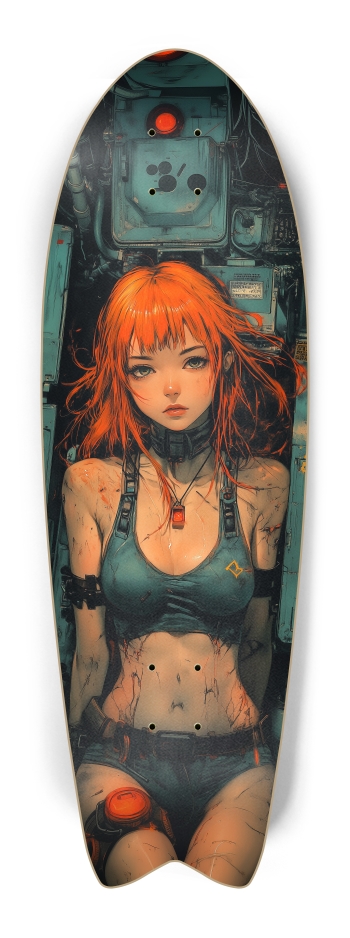 Cyberpunk bikini trooper