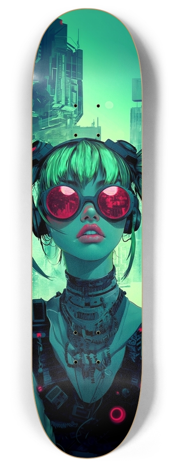 Cyberpunk sociaty 8 Inch Skateboard Deck