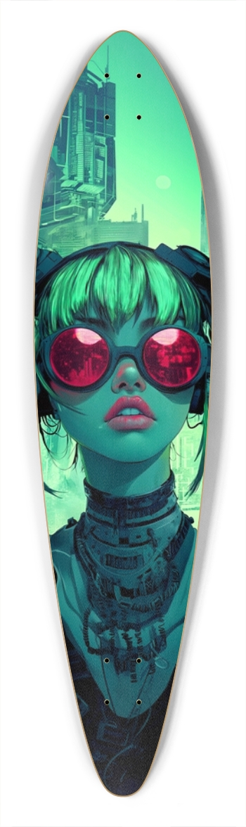 Cyberpunk sociaty Pintail Longboard