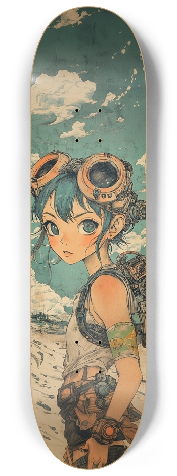 Vintage trooper girl 8-1/4 Skateboard Deck