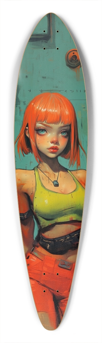Cosmic pin up Pintail Longboard