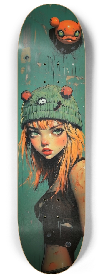 Beany girl 8-1/4 Skateboard Deck