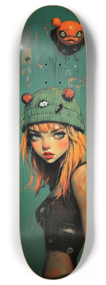 Beany girl 8 Inch Skateboard Deck