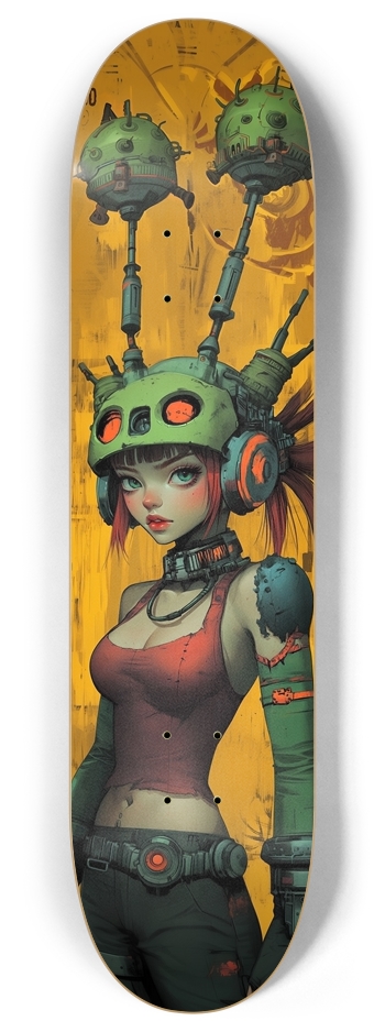 Punky sentinelle 8 Inch Skateboard Deck