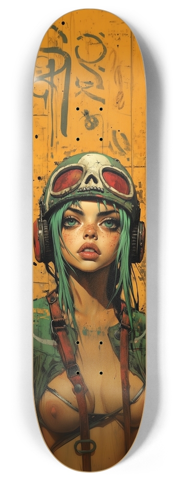 Warior tits 8 Inch Skateboard Deck