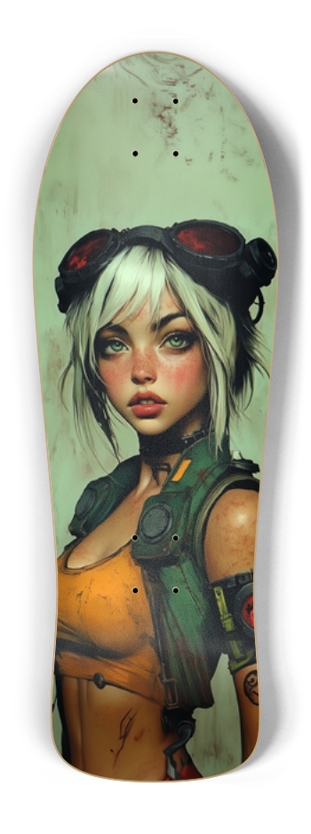 Techno warior girl Old School Shape