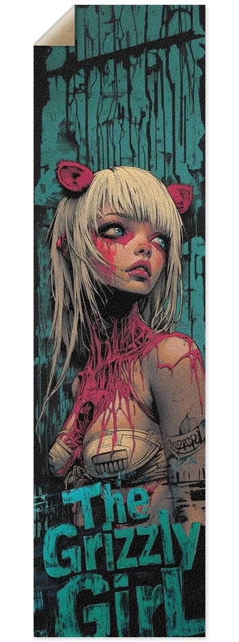 The Grizzly Girl 9 x 33 Inch Griptape
