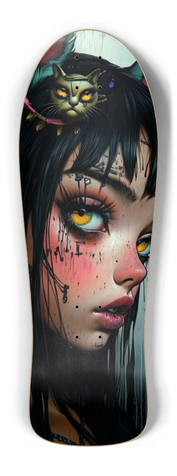 Cat girl Old School Shape