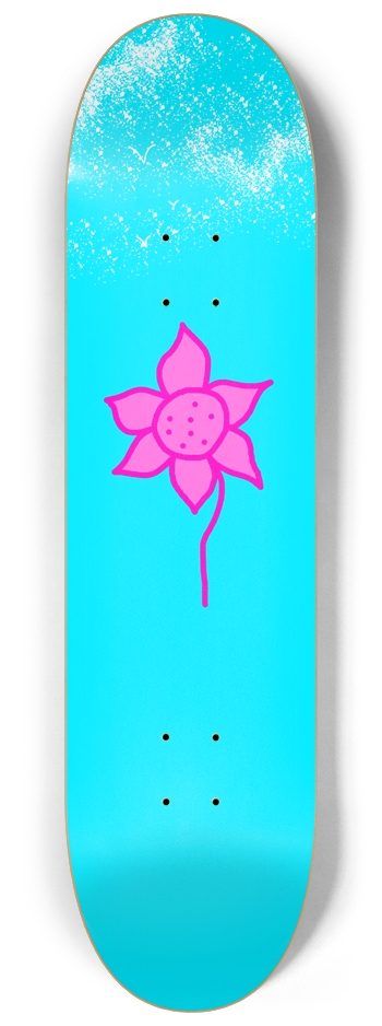 lonely flower 8-1/4 Skateboard Deck