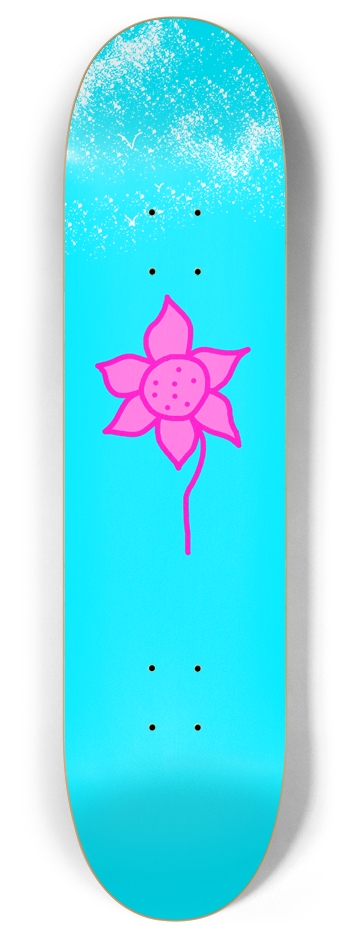 lonely flower 8 Inch Skateboard Deck