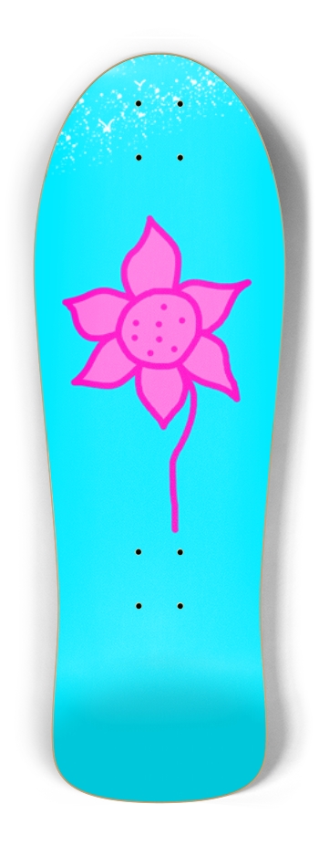 lonely flower Old School Shape