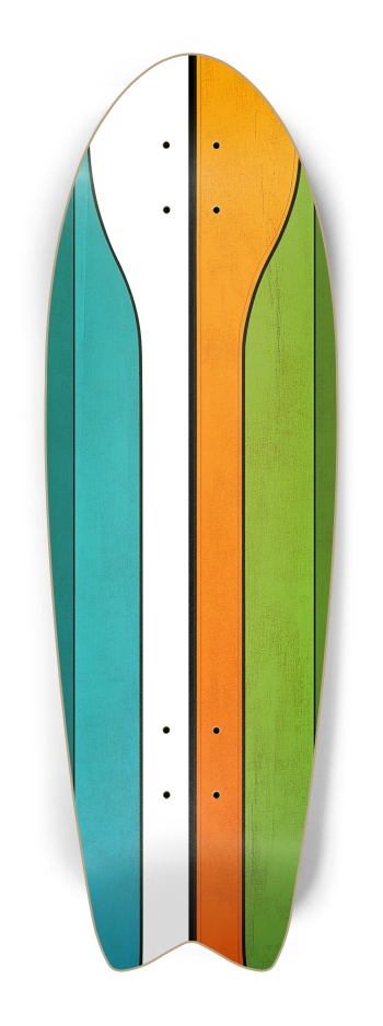 (White is deck wood) vintage colors deck