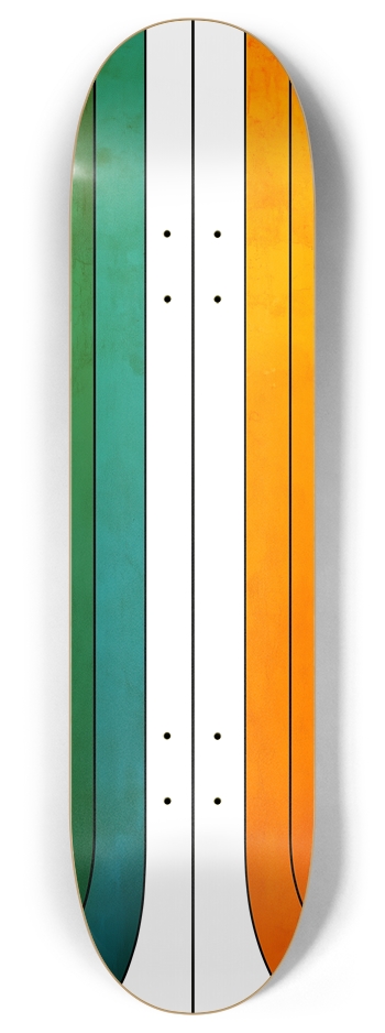 (White is transparent) Vintage custom skateboard 8 Inch Skateboard Deck