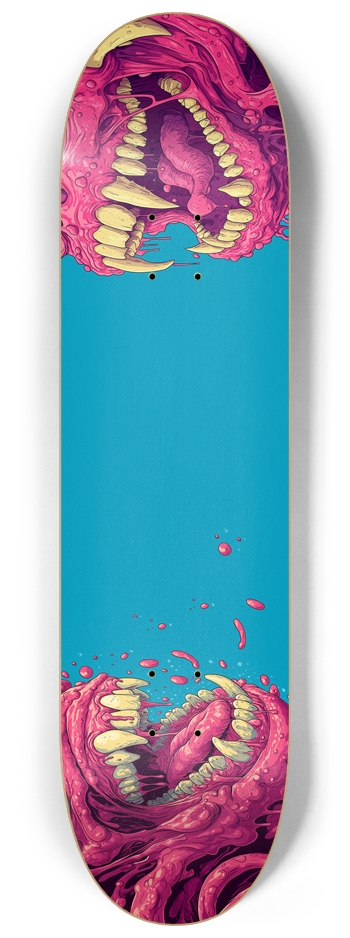 pink monster 8-1/4 Skateboard Deck
