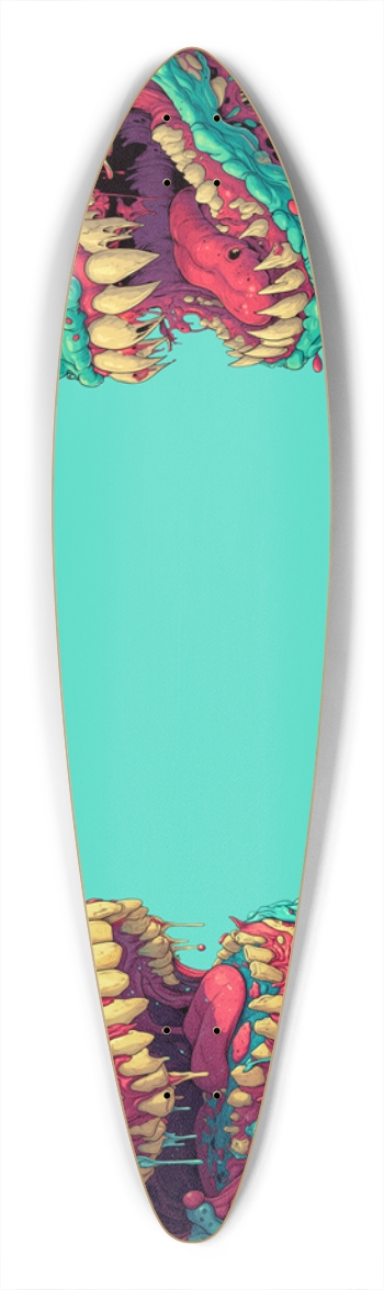 Slime monster Pintail Longboard