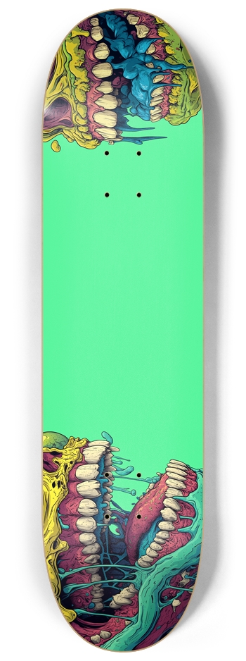 Monster skull 8-1/4 Skateboard Deck