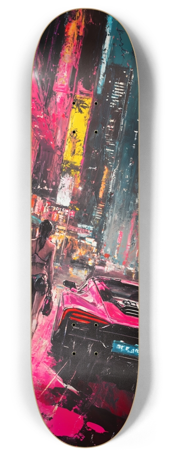 Ski 8 Inch Skateboard Deck