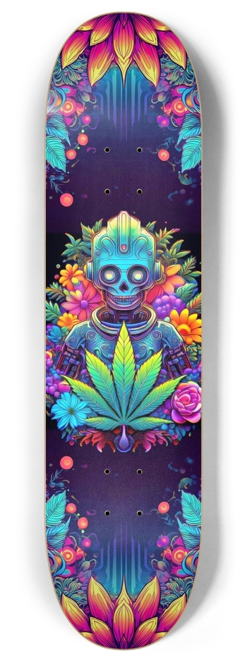 Budtender Droid 8 Inch Skateboard Deck