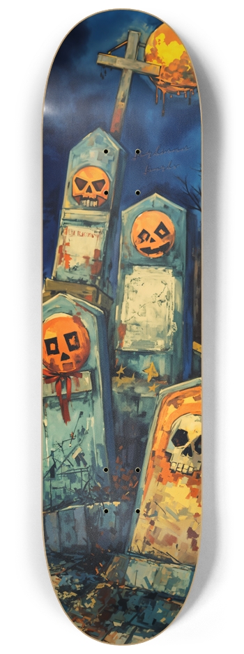 Pumpkin Tombs 8-1/4 Skateboard Deck