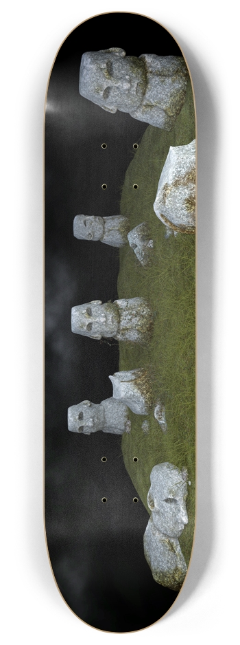 Easter Island 8 Inch Skateboard Deck