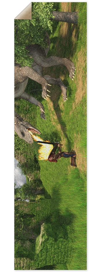 Dragon Fight 9 x 33 Inch Griptape