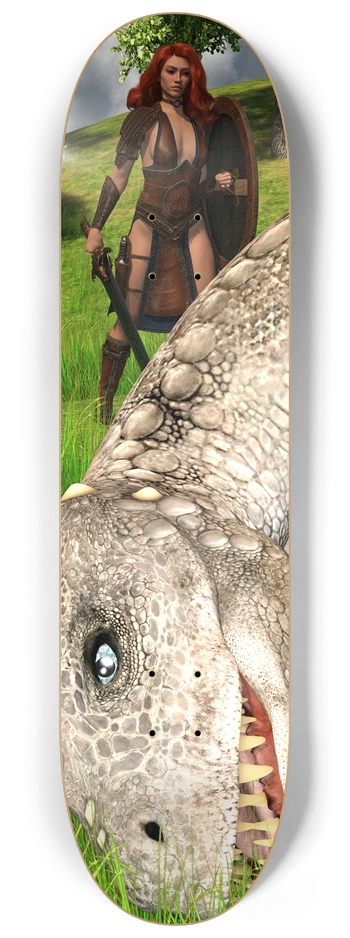 Warrior Princess 8-1/4 Skateboard Deck