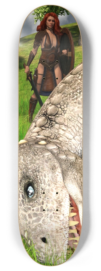 Warrior Princess 8 Inch Skateboard Deck