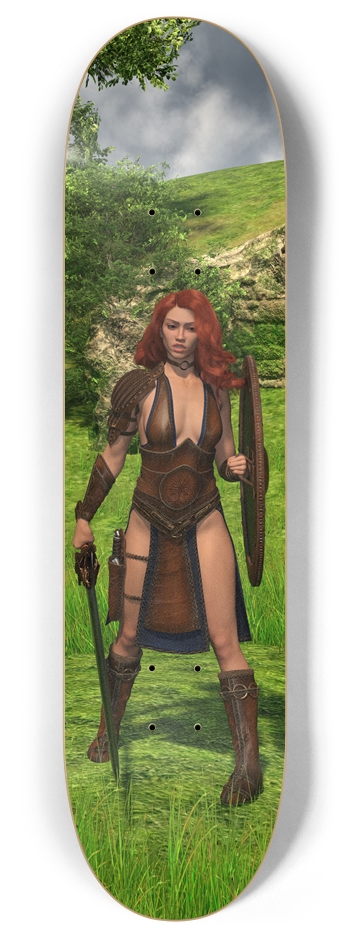 Warrior Princess 8 Inch Skateboard Deck