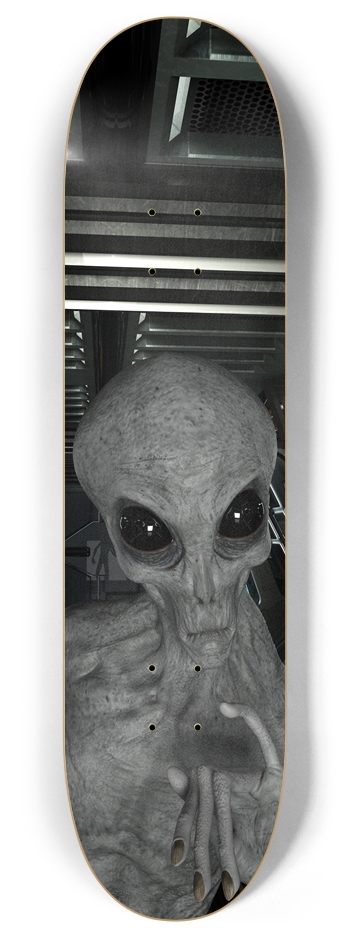 Aliens are here 8 Inch Skateboard Deck