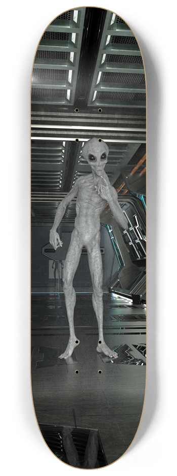 Aliens are here 8-1/4 Skateboard Deck