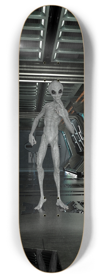 Aliens are here 8 Inch Skateboard Deck