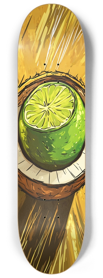 Lime In Da Coconut 8-1/4 Skateboard Deck