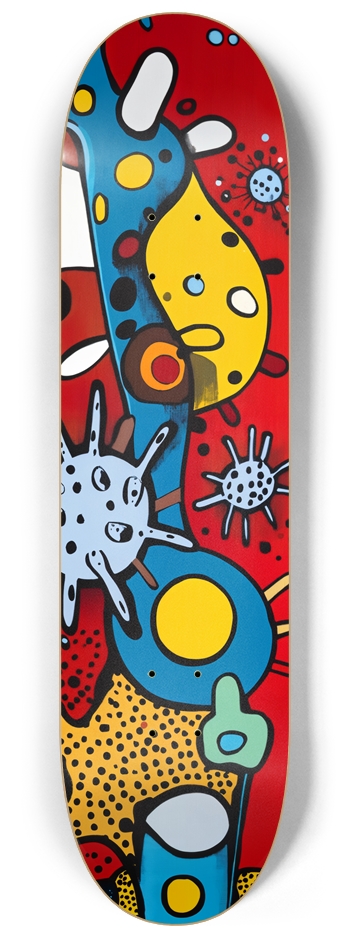 Faces Virus 8-1/4 Skateboard Deck
