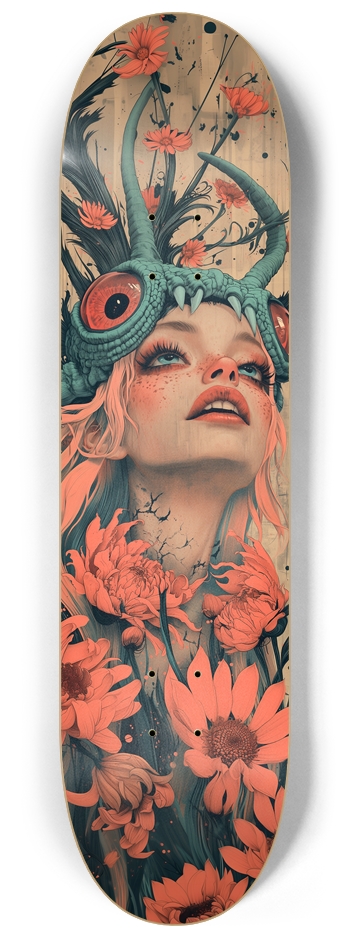 Yokei Alien Girl 8-1/4 Skateboard Deck