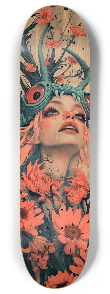 Yokei Alien Girl 8 Inch Skateboard Deck