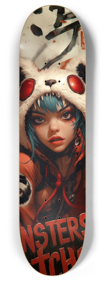 Monsters Stalker 8 Inch Skateboard Deck
