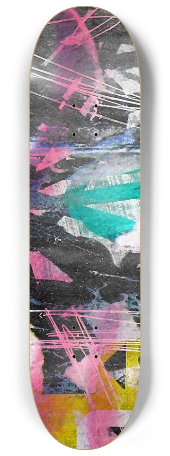 Urban Grunge Graffiti 8-1/4 Skateboard Deck